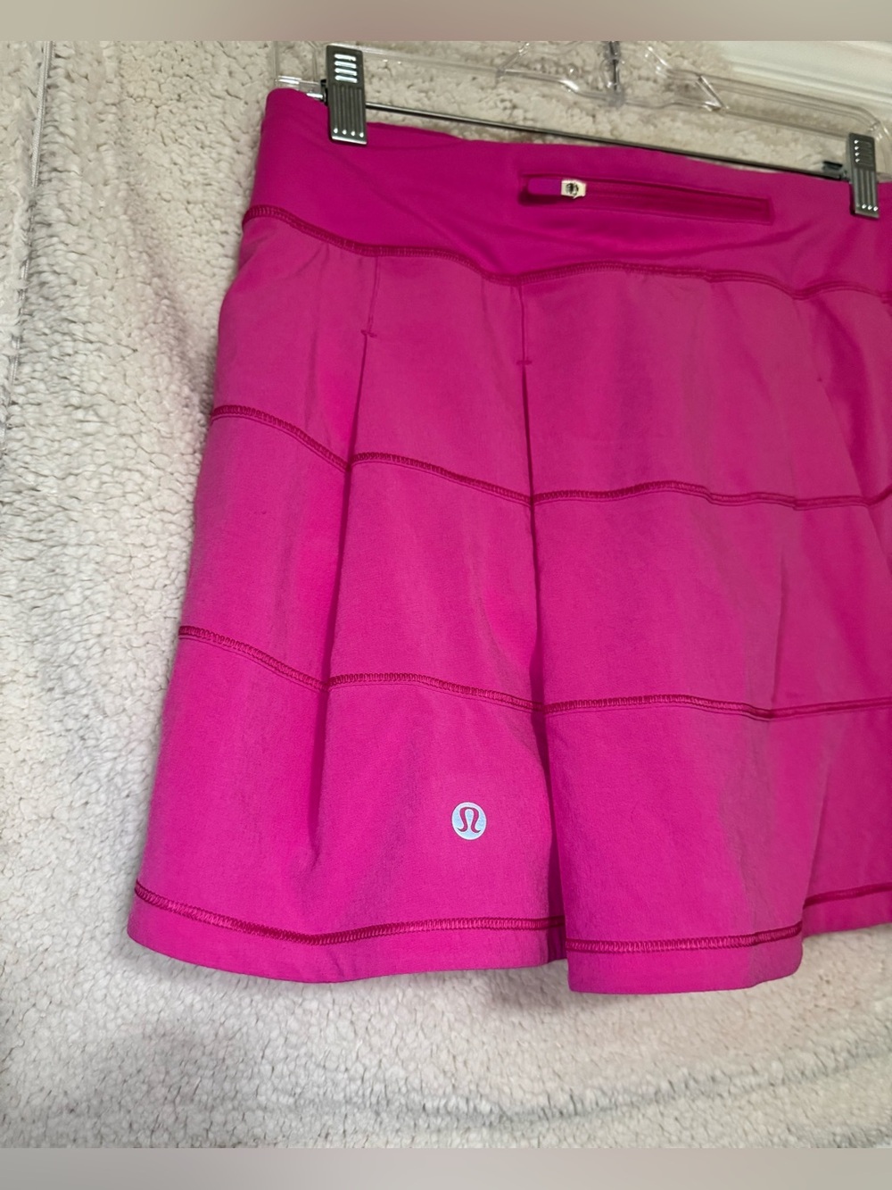Lululemon Pace Rival Skirt (Tall) *4-way Stretch 15" Pink Highlight Size 6 - Picture 5 of 16